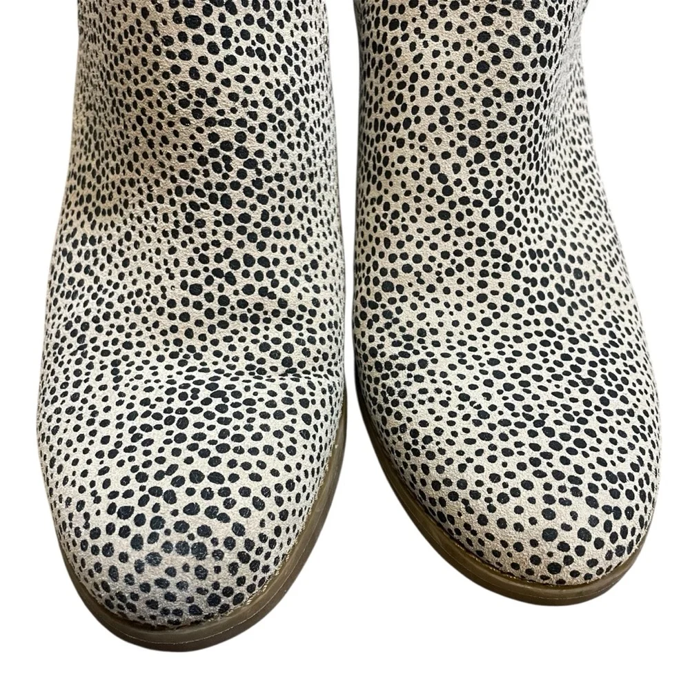 TOMS Kallie Wedge Ankle Bootie Animal Cheetah Print
